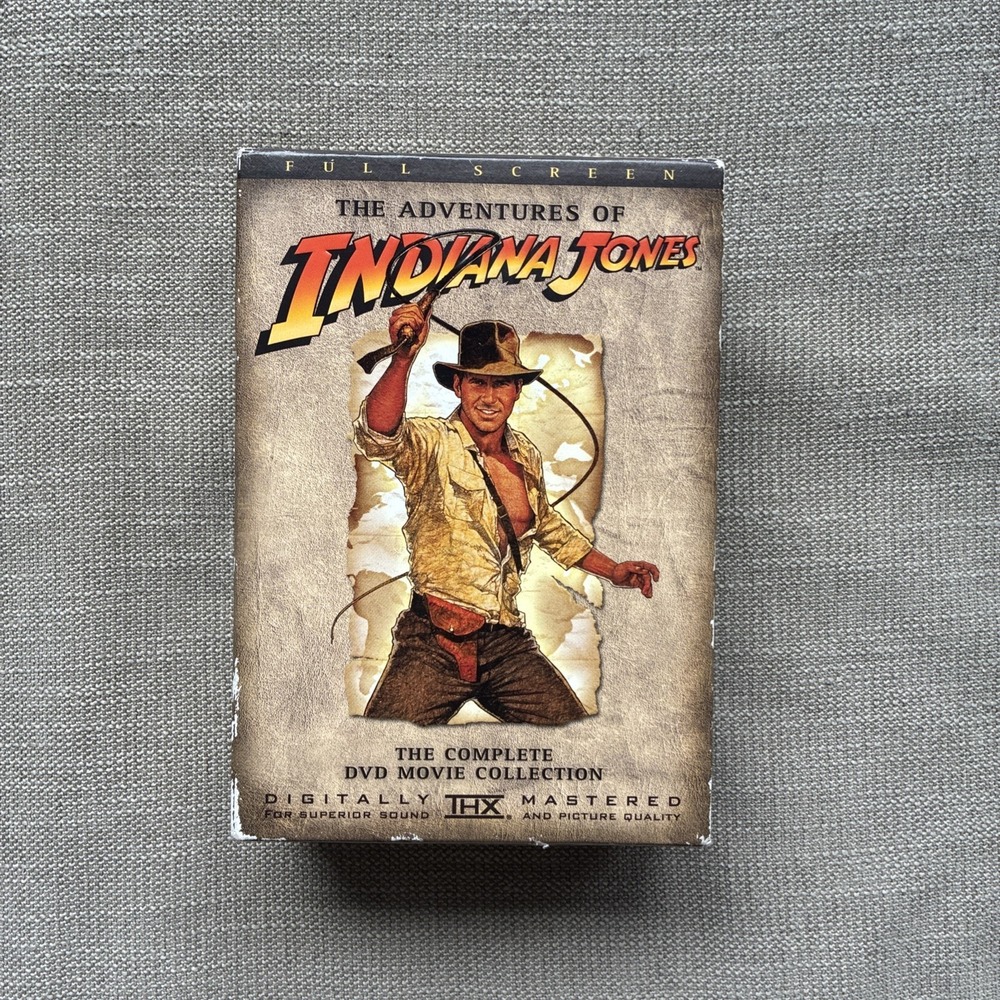 The Adventures of Indiana Jones: The Complete DVD Movie Collection Boxed Set!